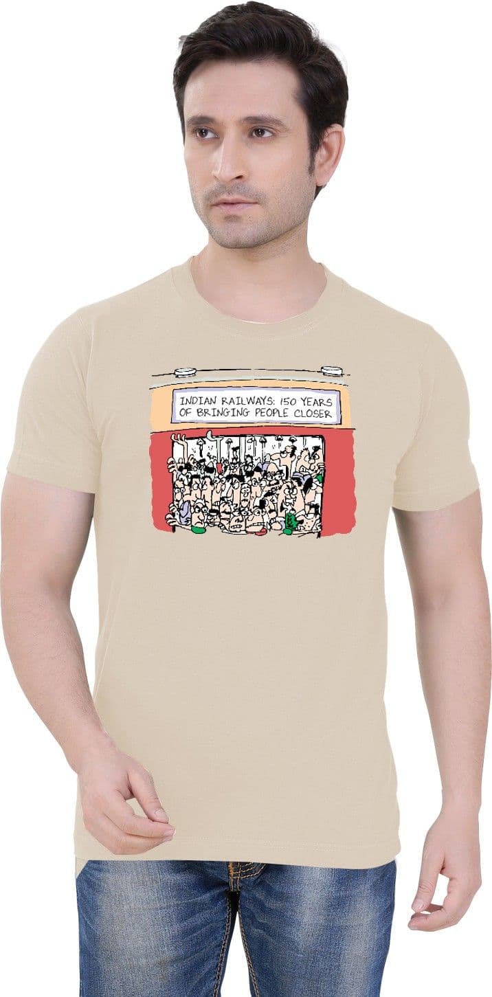 Tantra Graphic Print Men's Round Neck T-Shirt