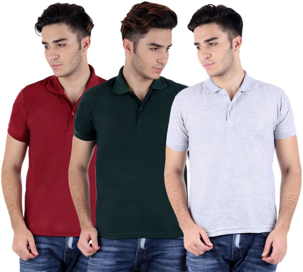 Candy House Solid Men's Polo Neck T-Shirt