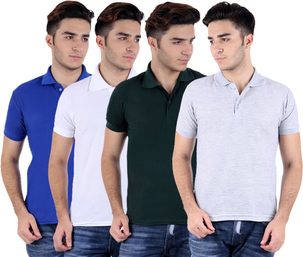 Candy House Solid Men's Polo Neck T-Shirt