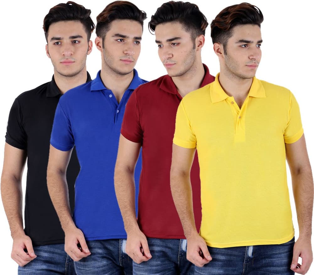 Candy House Solid Men's Polo Neck T-Shirt
