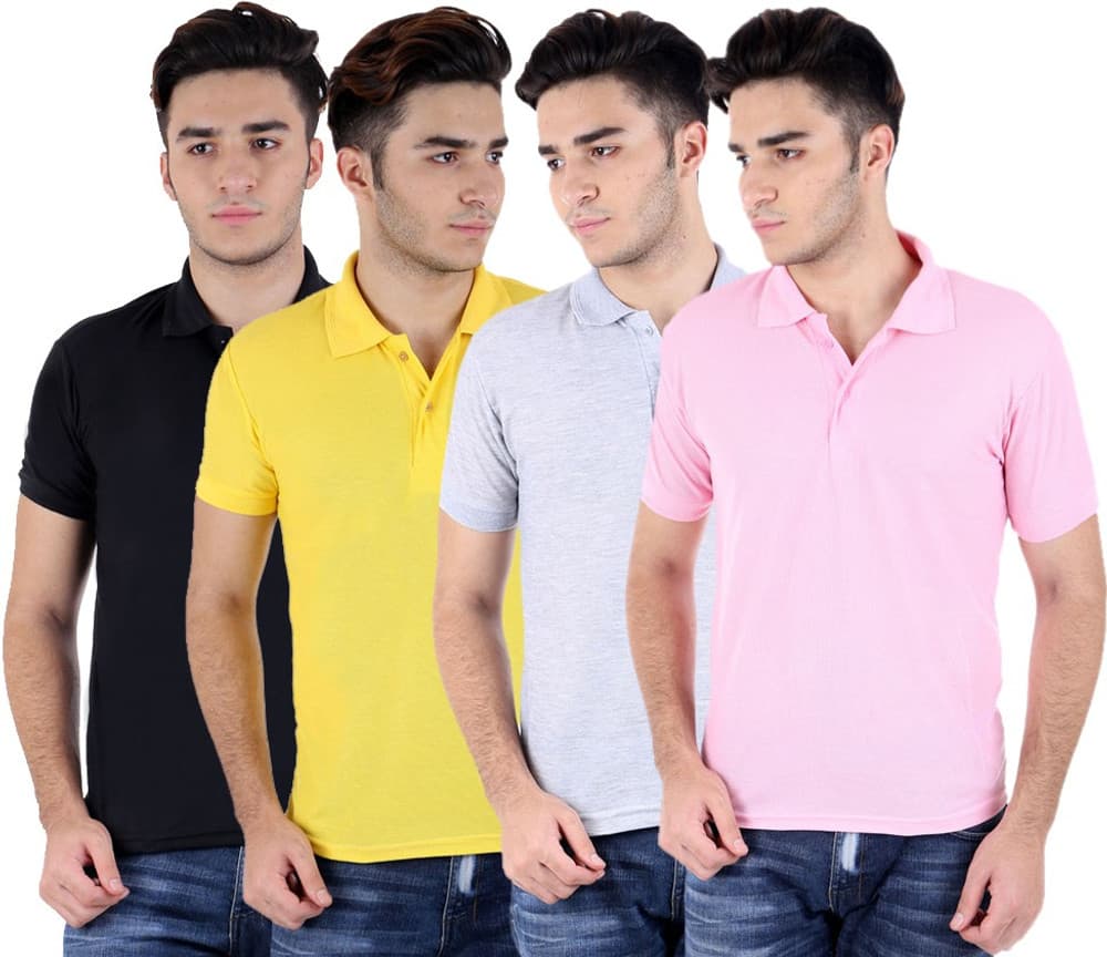 Candy House Solid Men's Polo Neck T-Shirt