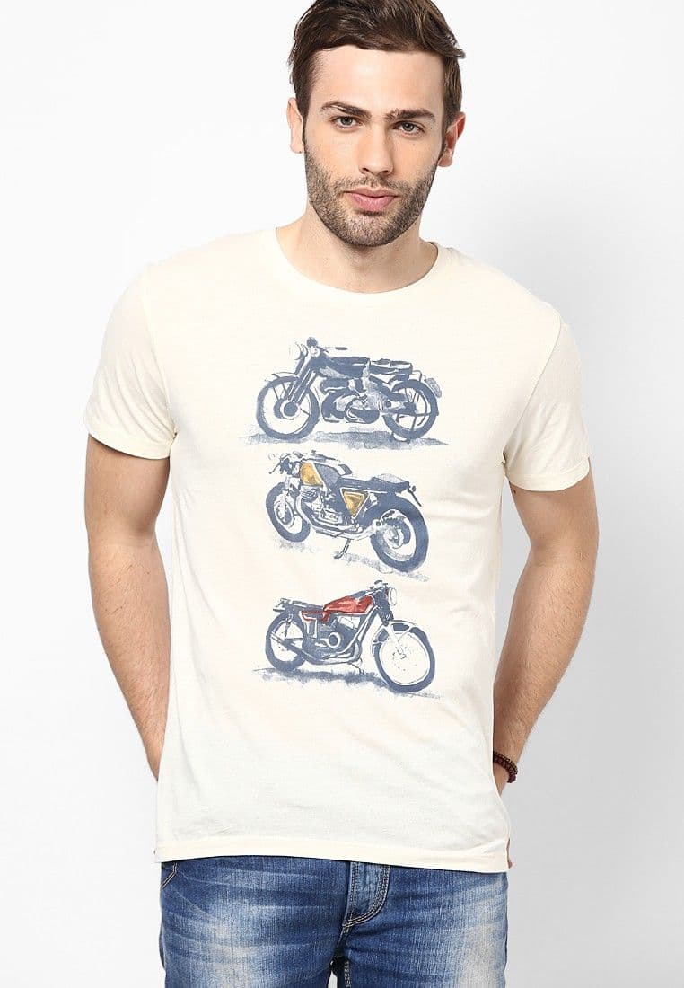 Jack & Jones Printed Men's Round Neck T-Shirt