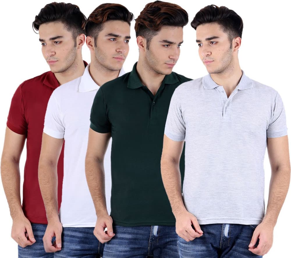 Candy House Solid Men's Polo Neck T-Shirt