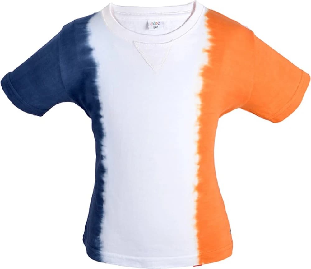 Gkidz Printed Boy's Round Neck Dark Blue T-Shirt