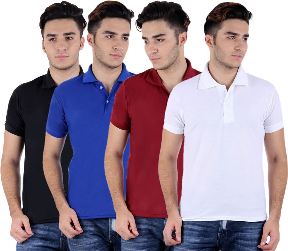 Candy House Solid Men's Polo Neck T-Shirt