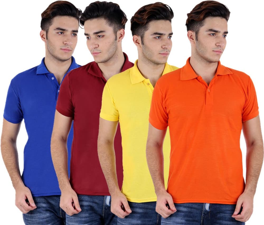 Candy House Solid Men's Polo Neck T-Shirt