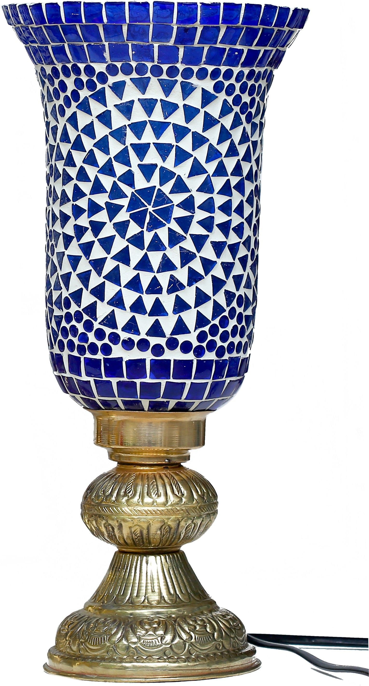 Eternity Handcrafted unique Mosaic Glass Table Lamp