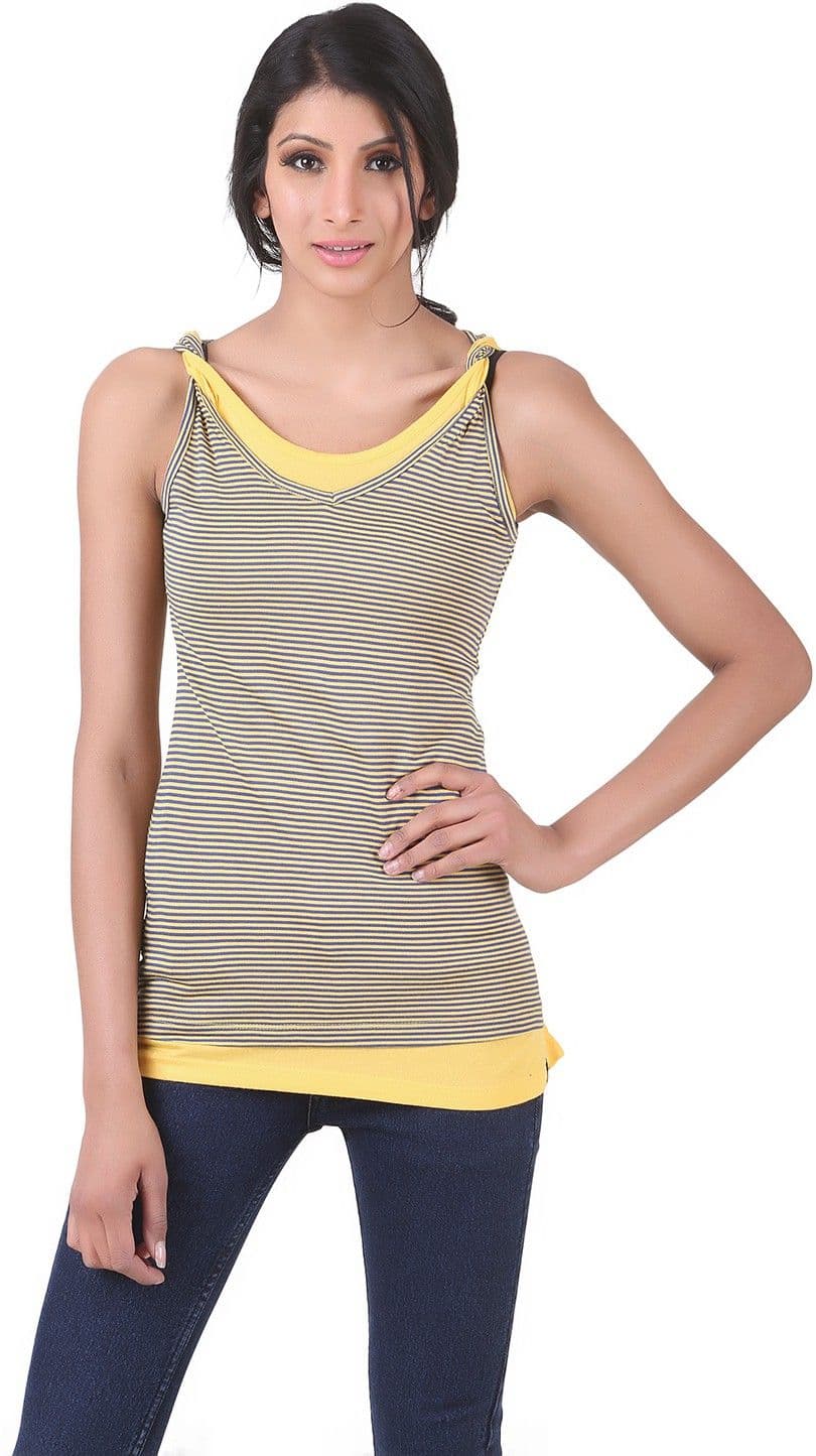 Juelle Casual Sleeveless Solid Women's Top