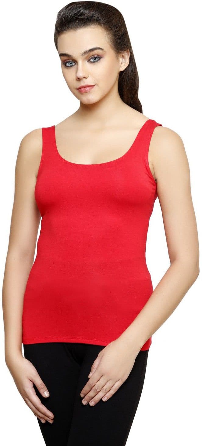 Rampwalk Casual Sleeveless Solid Women's Top