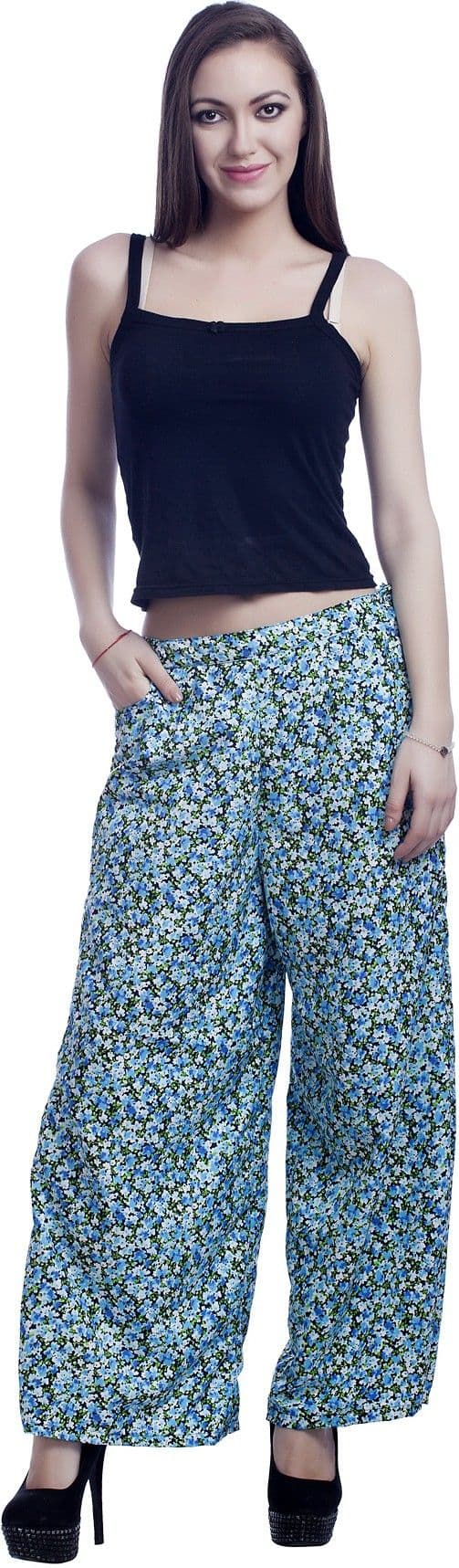 URBAN SHAUK Regular Fit Girl's Green Trousers