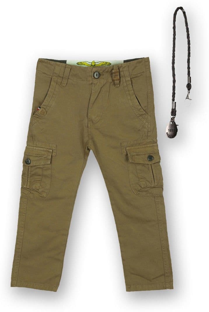 Lilliput Regular Fit Boy's Brown Trousers