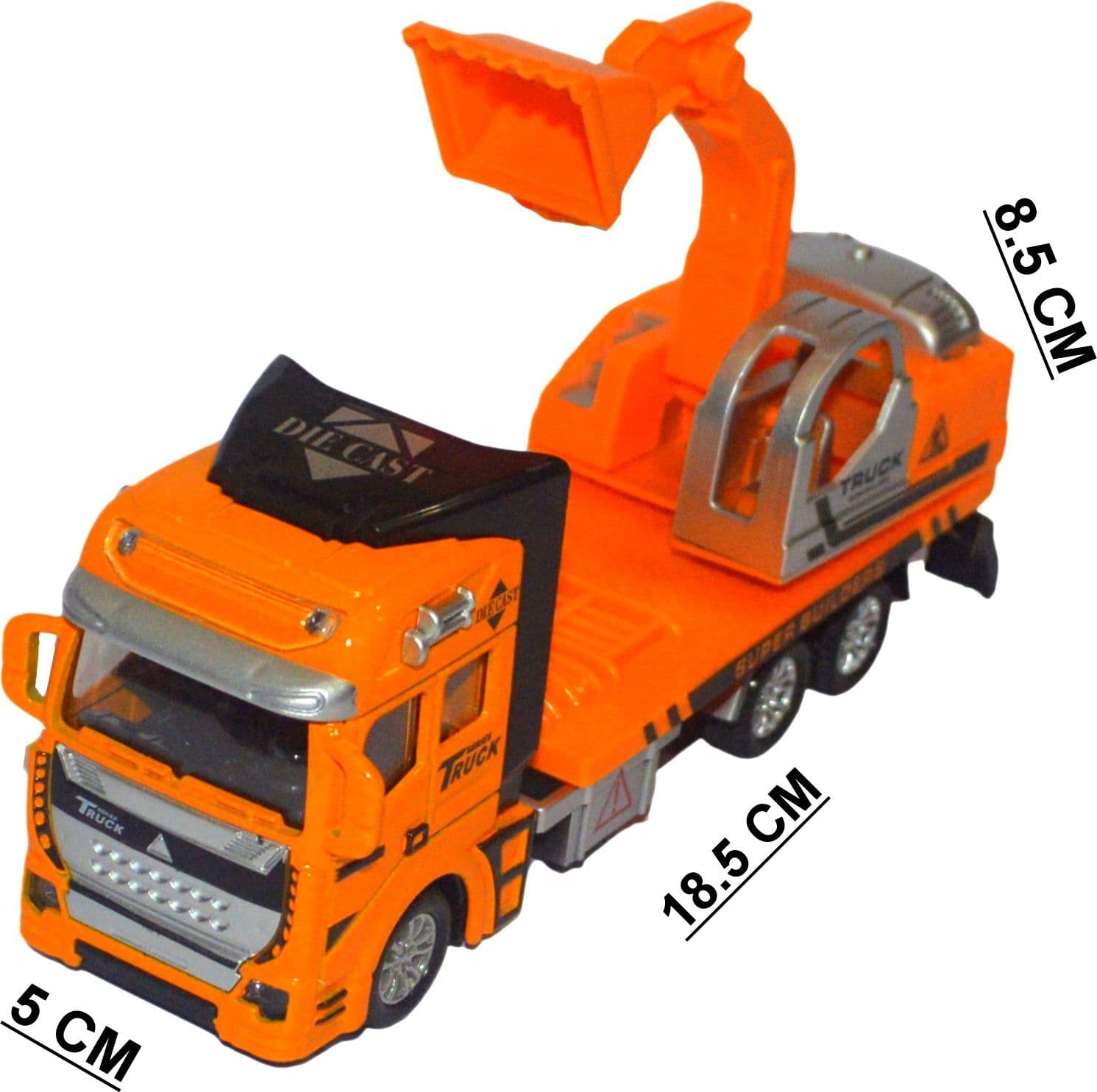 Shop4everything Mettalic DIE CAST Alloy wheel Garbage Truck