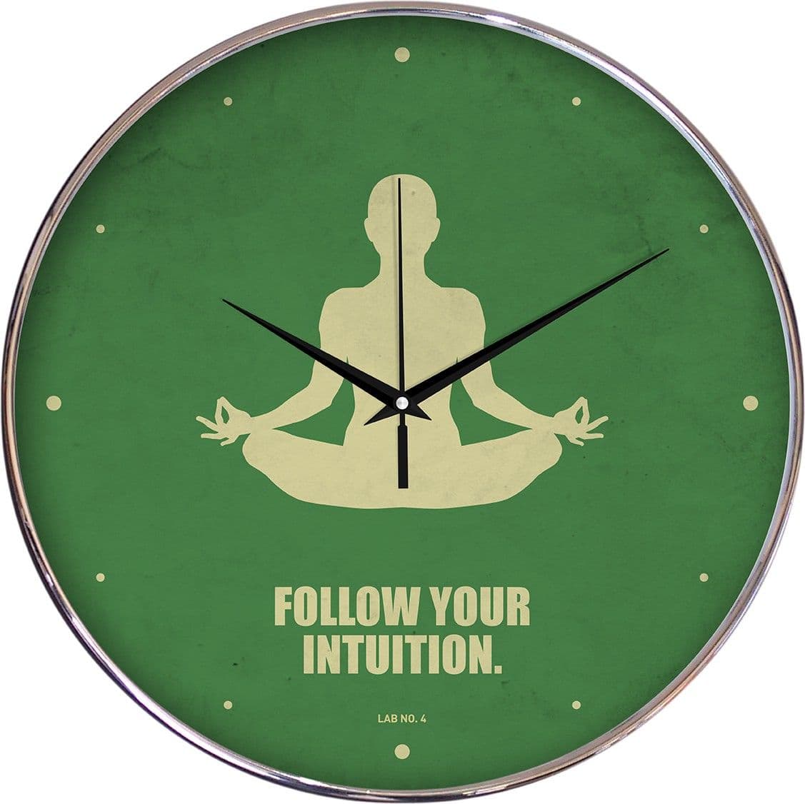 Lab No. 4 Analog 30 cm Dia Wall Clock