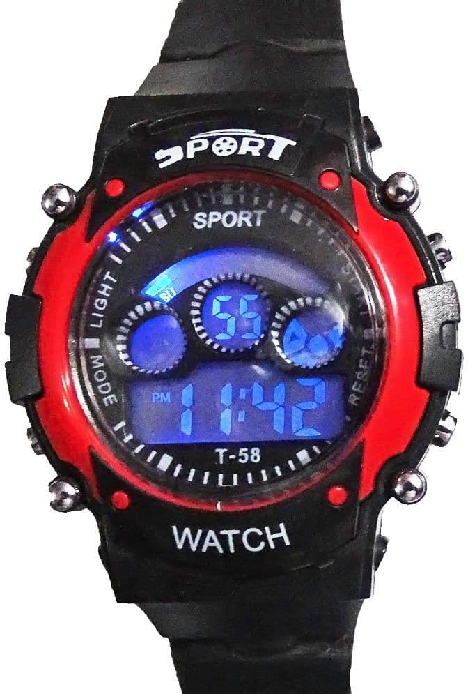 Hala Red In Black trendy digital Digital Watch - For Boys, Girls, Men
