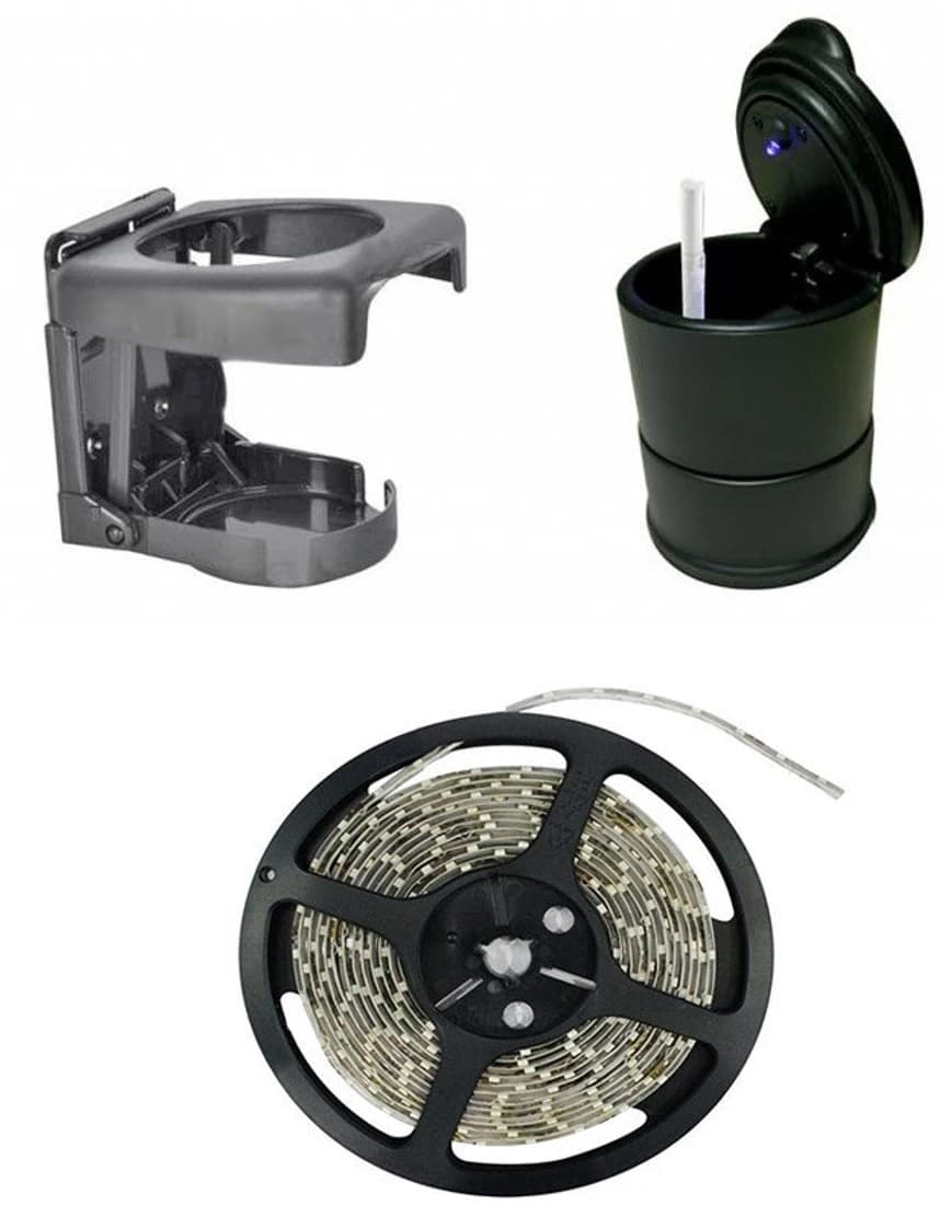 Speedwav 1 Drink Holder, 1 LED Light Ashtray, 1 LED Strip Combo