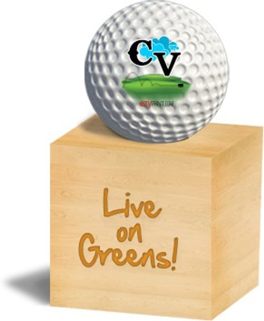 ezyPRNT "CV" Golf Ball - Size: 4, Diameter: 4.26 cm