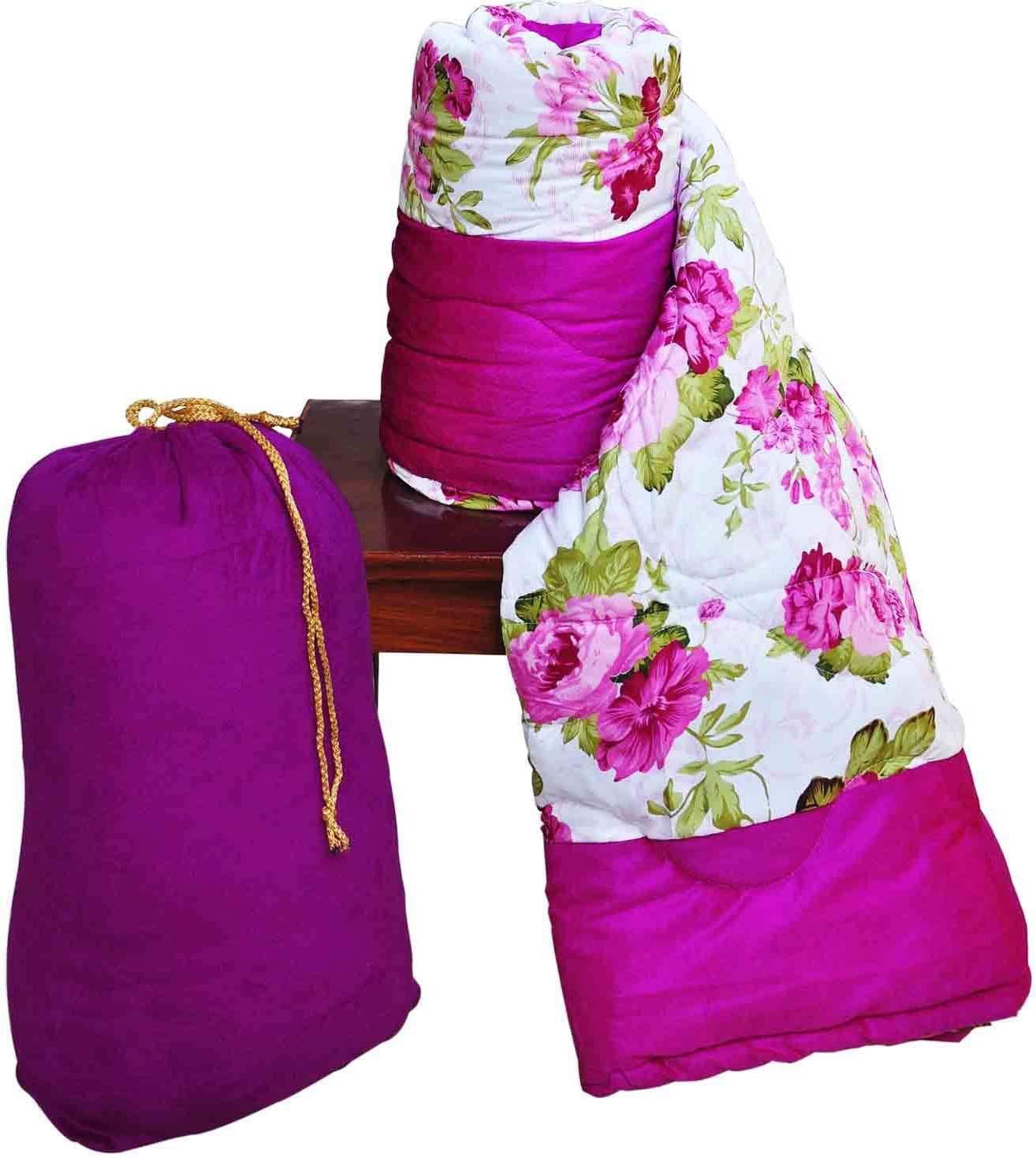 Artisan Creation Floral Single Quilts & Comforters White
