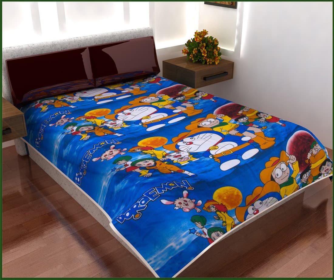 Remtex Export Cartoon Single Dohar Multicolor