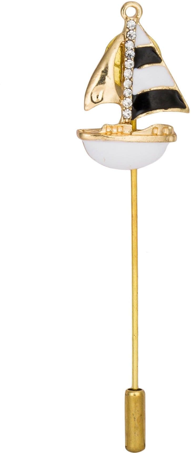 Avaron Projekt Ship With Swarovski Brooch