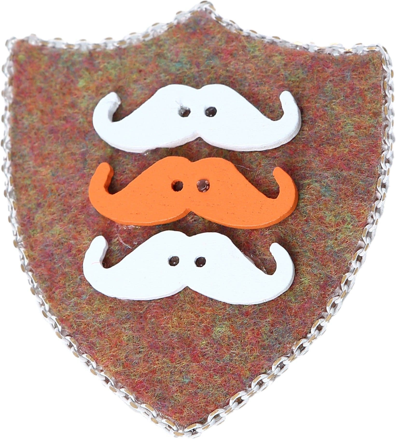 Outdazzle Designer Mustache for Men's Suit, Jackets, Shirts & Bags Lapel pin 10 Brooch