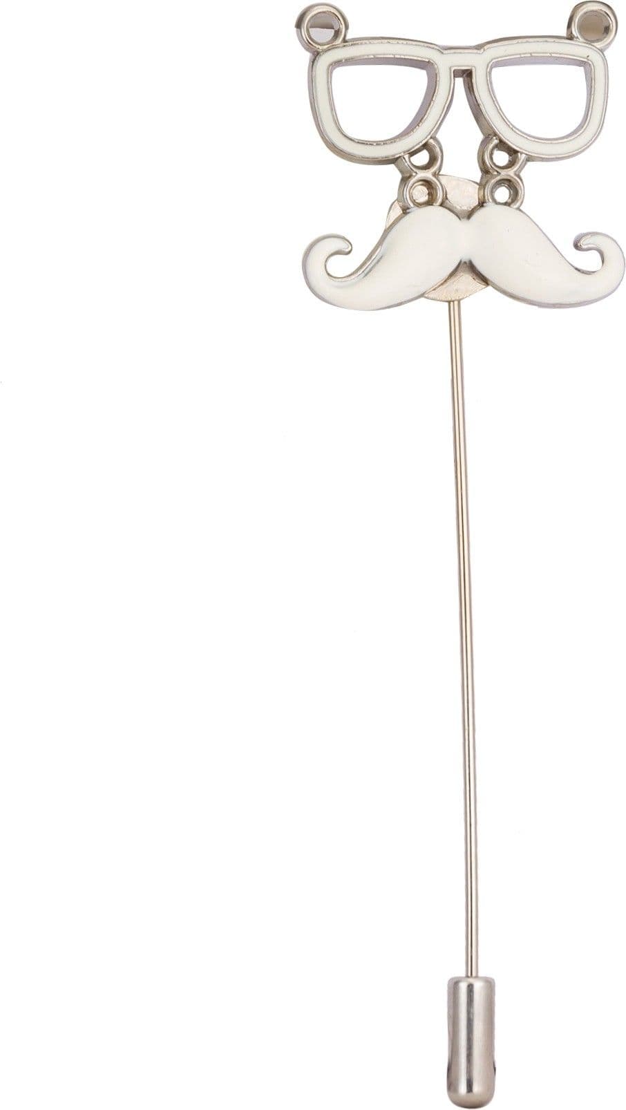 Avaron Projekt Spectacles And Moustache Brooch
