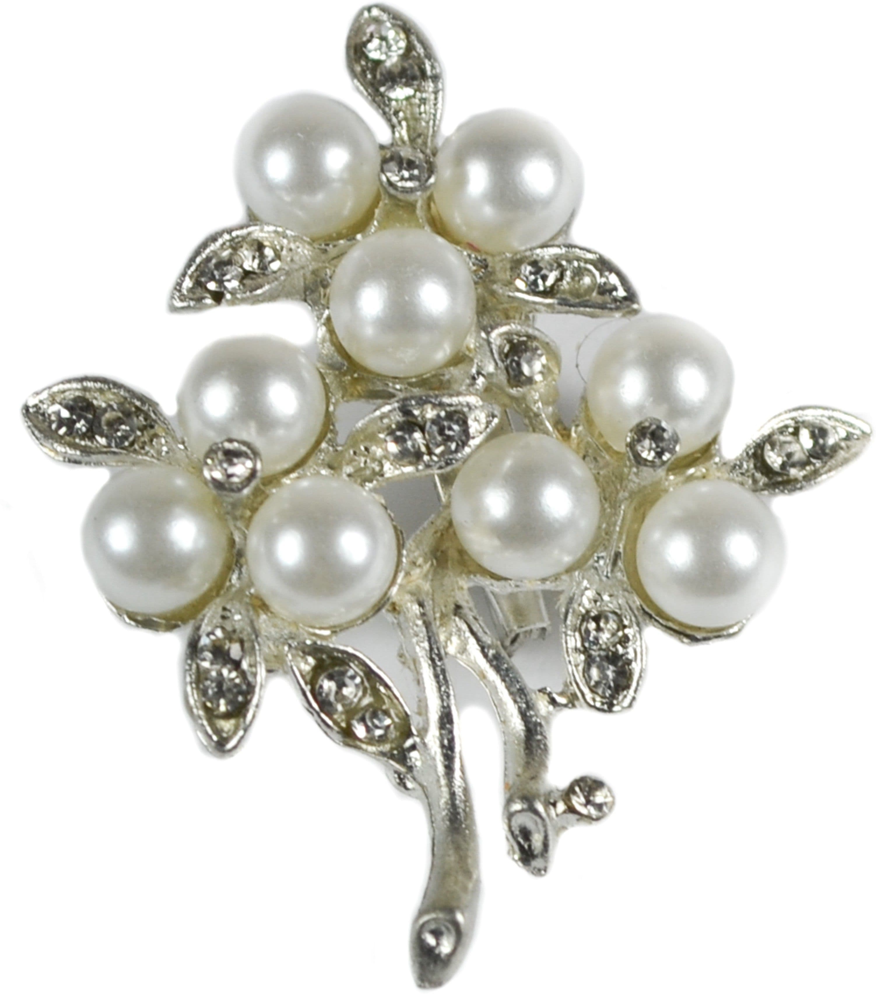 Tangerine Crystal Brooch