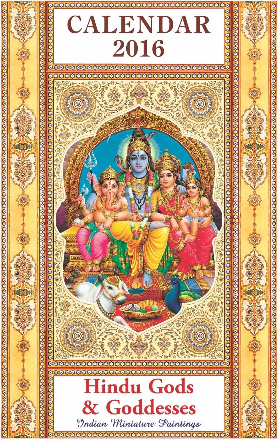 Rasa Calendars Hindu Gods & Goddesses 2016 Wall Calendar