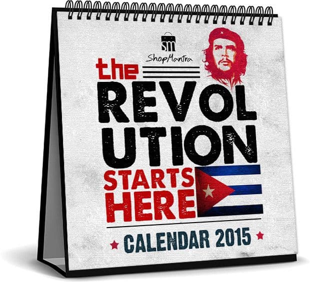 ShopMantra Che Guevara Revolution 2015 Desk Calendar