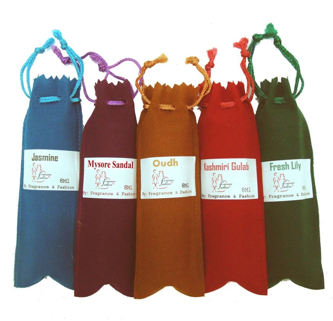 Fragrance And Fashion Pack of 5 Natural Fragrances of 8 Ml Each (SEO) Gift Set