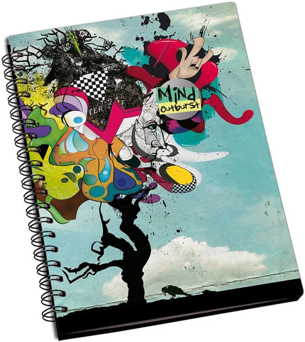 SHOPMANIA DESIGNER NOTEBOOK A5 Notebook Spiral Bound