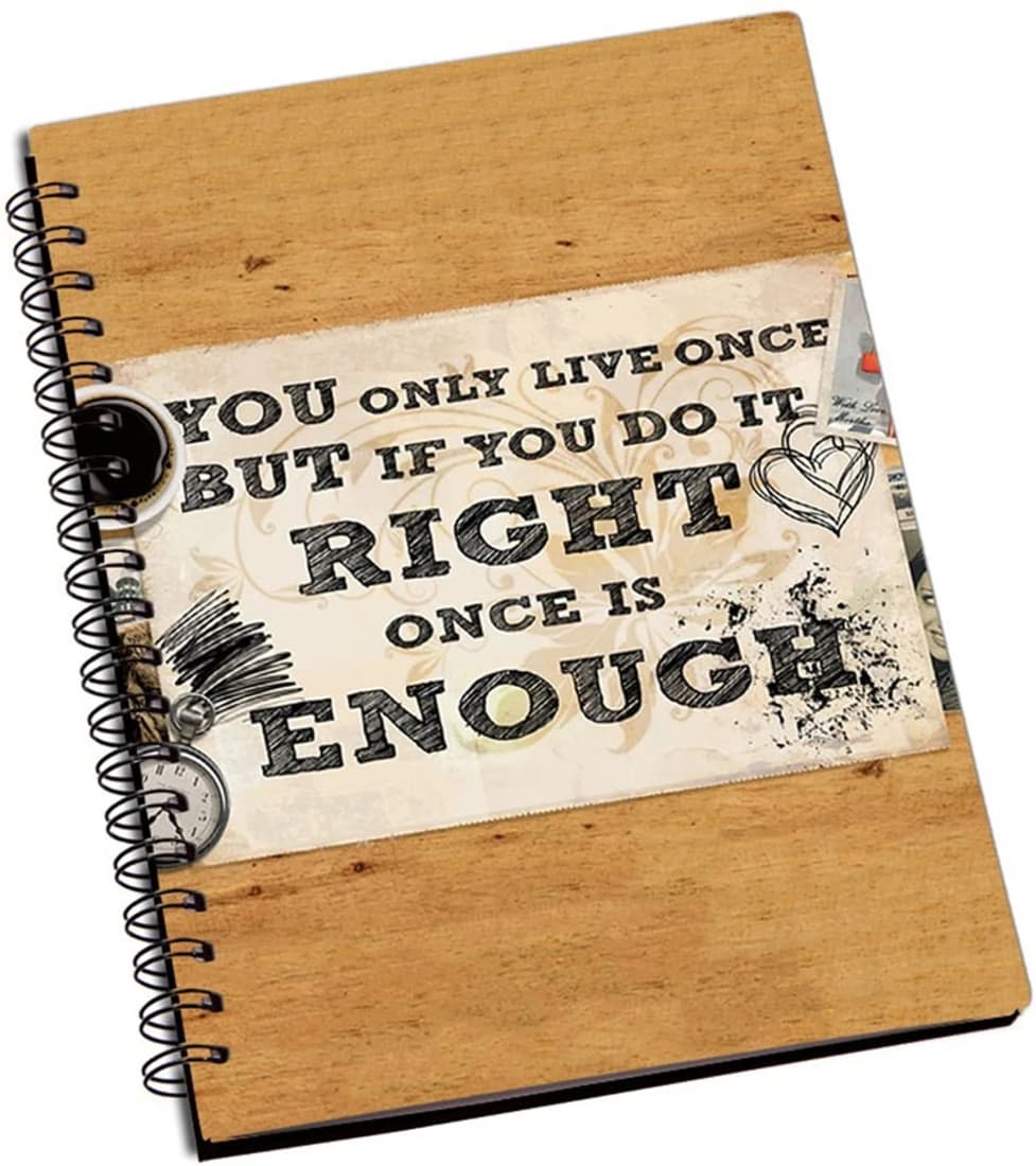 SHOPMANIA DESIGNER NOTEBOOK A5 Notebook Spiral Bound
