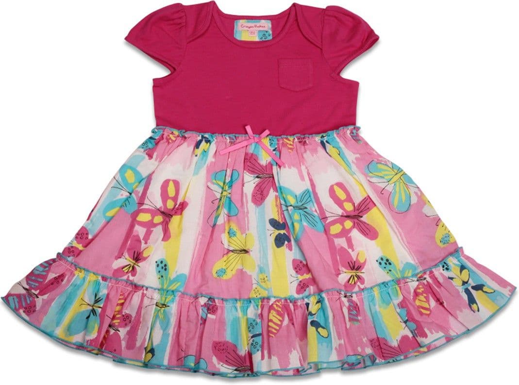 CrayonFlakes Girl's Gathered Dress
