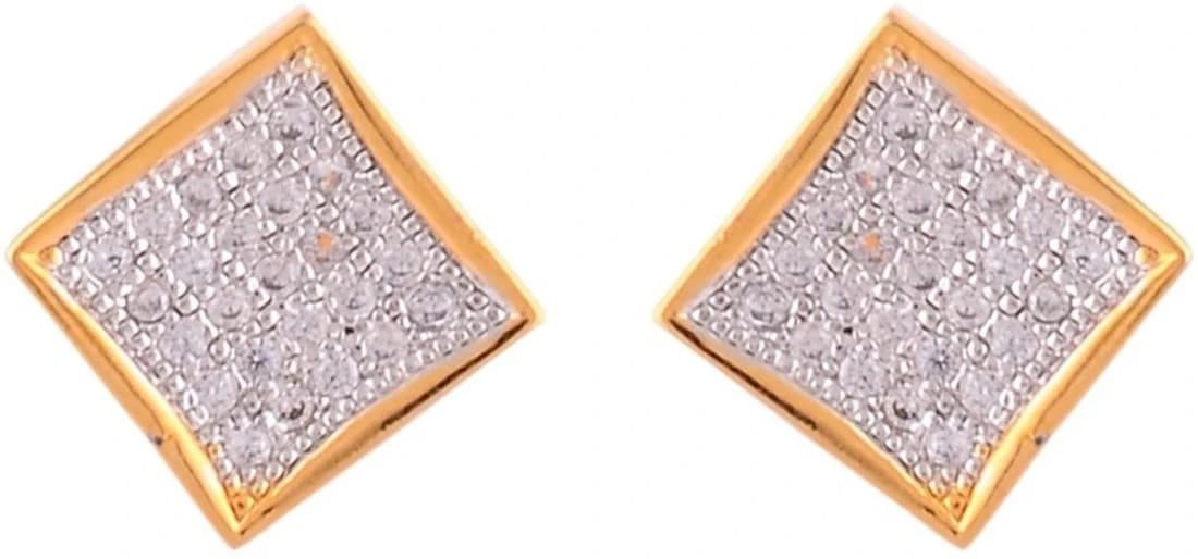 Affinity Jewellers Just like diamonds Cubic Zirconia Alloy Stud Earring