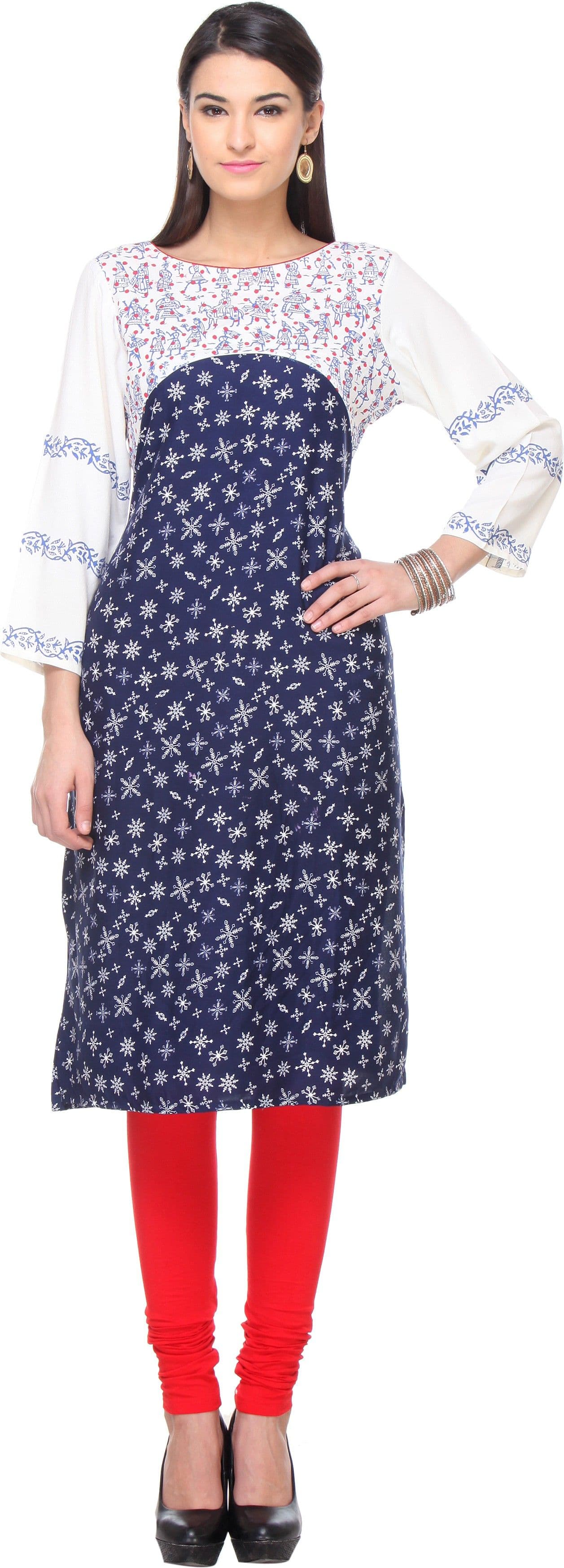 Quenell Girl's Kurti and Legging Set