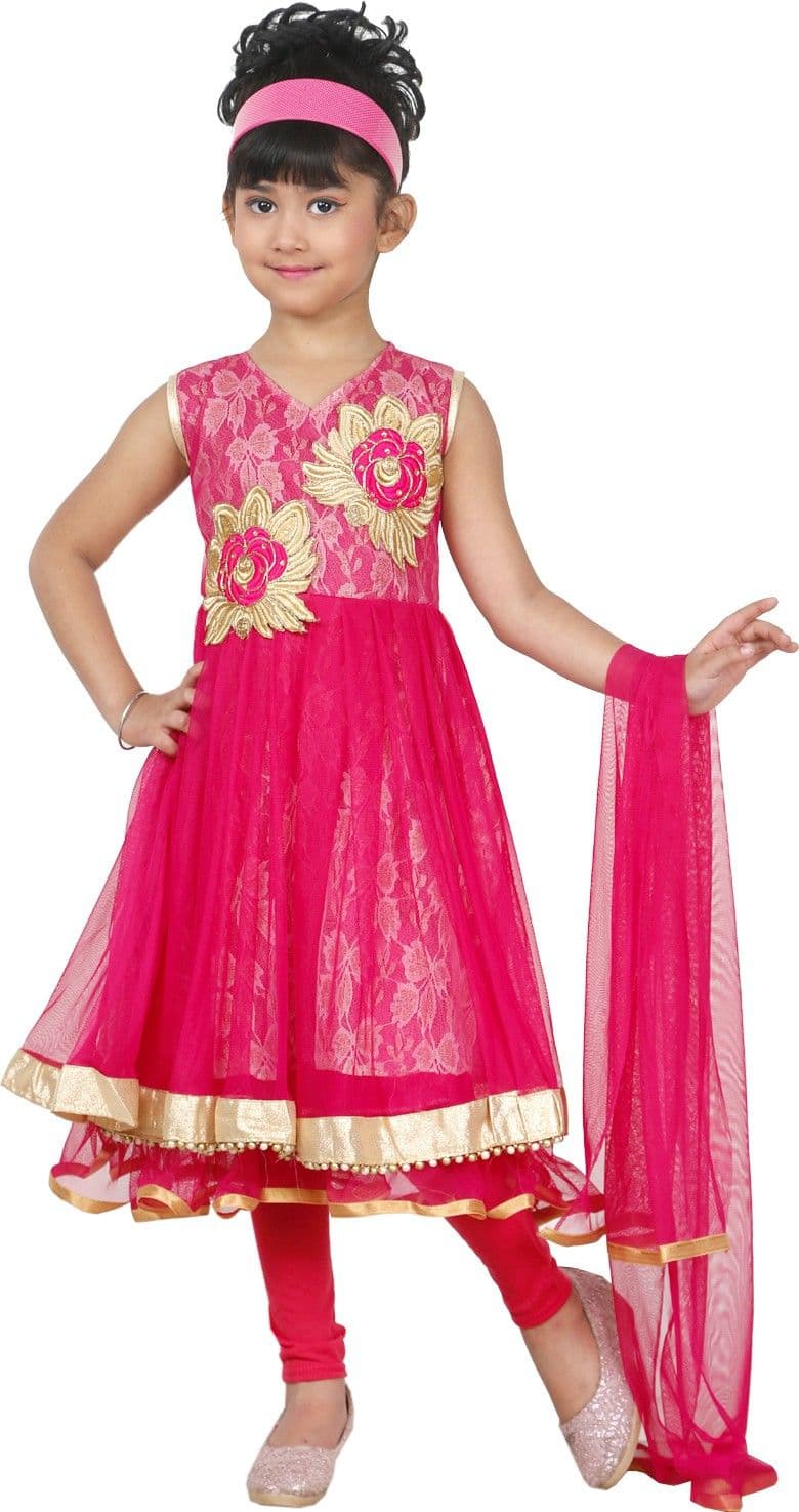 JBN Creation Girl's Kurti, Legging and Dupatta Set
