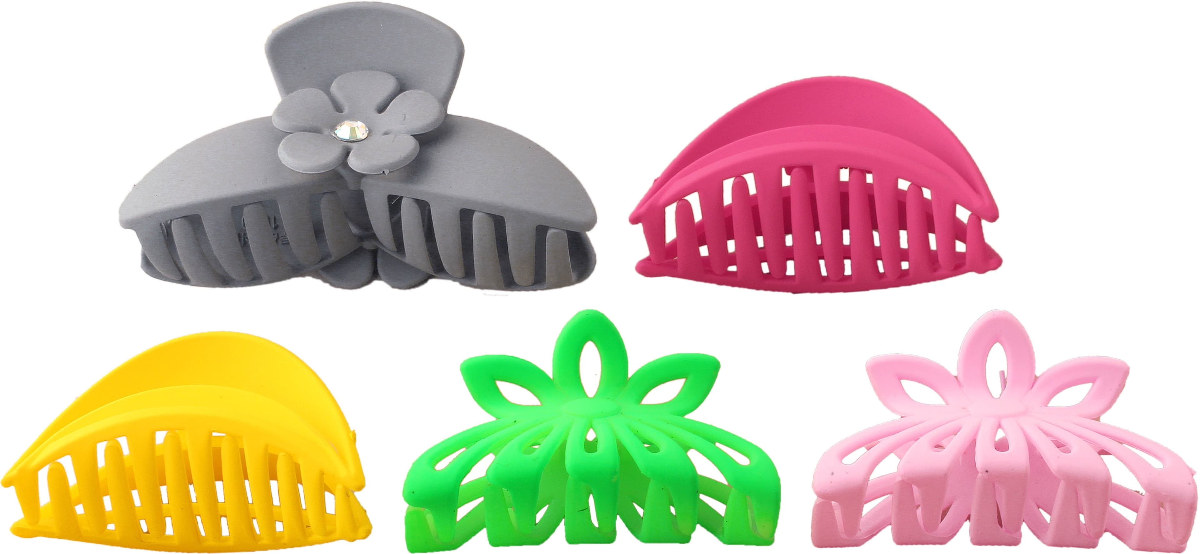 Takspin casual & stylish matte finish clutcher( set of 5) Hair Claw