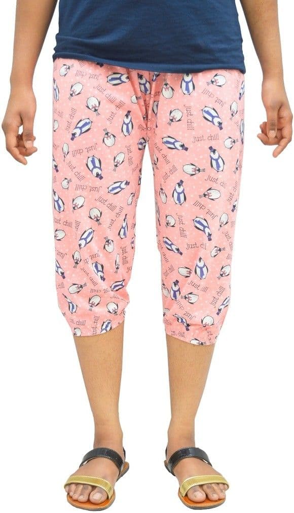 G Fashion Printed Cotton Women's Harem Pants