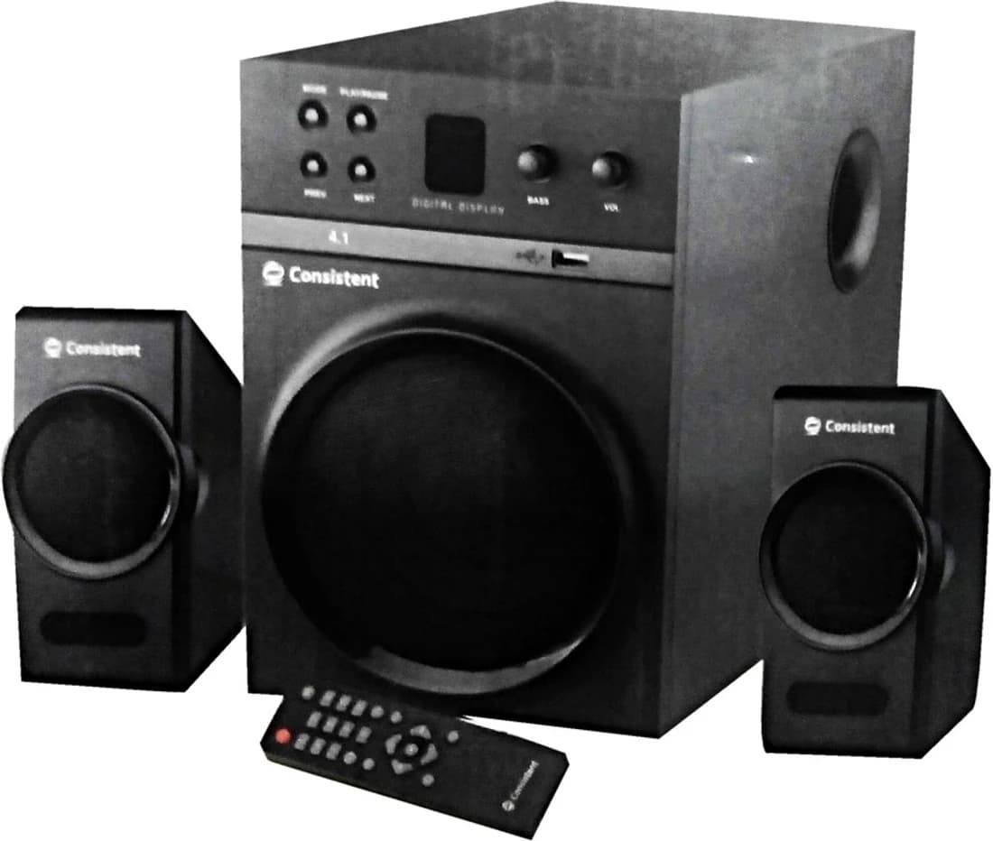 Gadget-Wagon Consistant 2.1 Channel Home Theater Speaker System with USB, Memory Card & FM Radio Mini Hi-Fi System