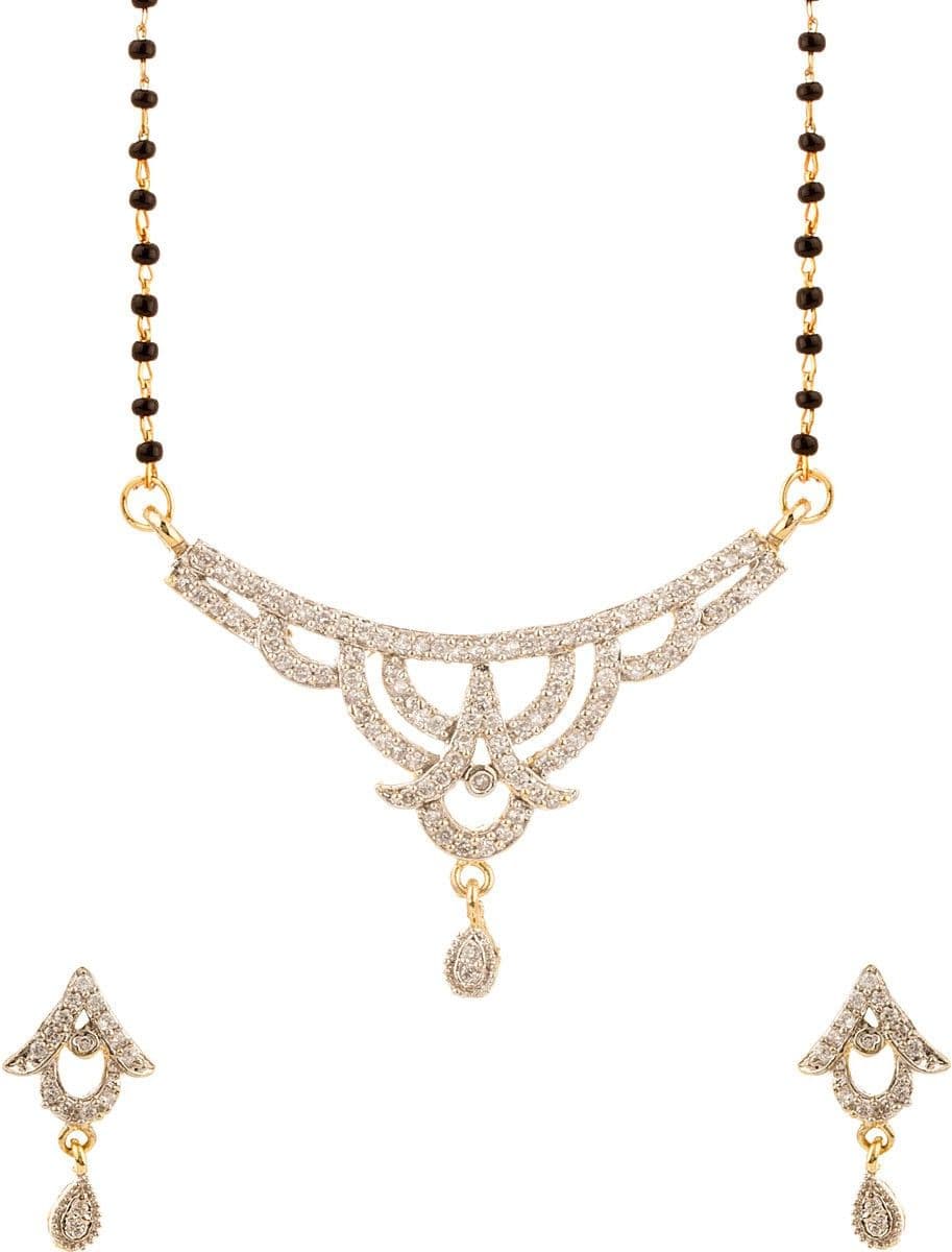 Voylla Artifictial Textured Alloy Jewel Set