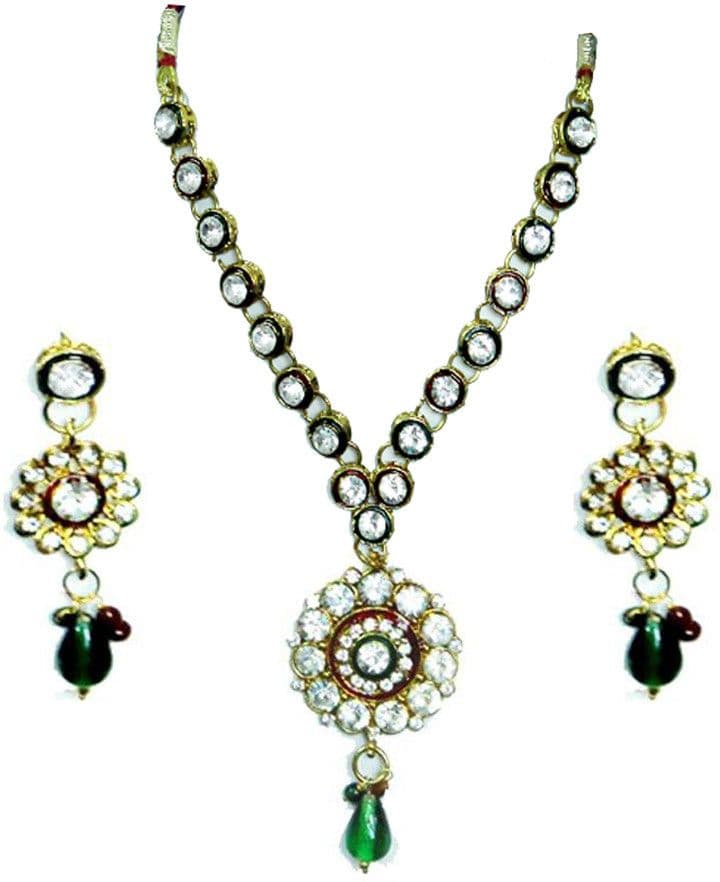 Being Women Elegant Multicolor Traditional Ethinic Alloy Jewel Set