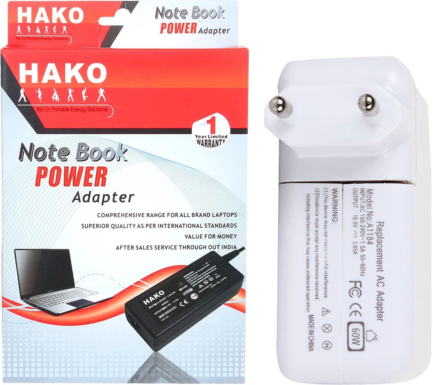 Hako 60W Magsafe Laptop Charger For APPLE MacBook 13 MB466CHA 60 Adapter