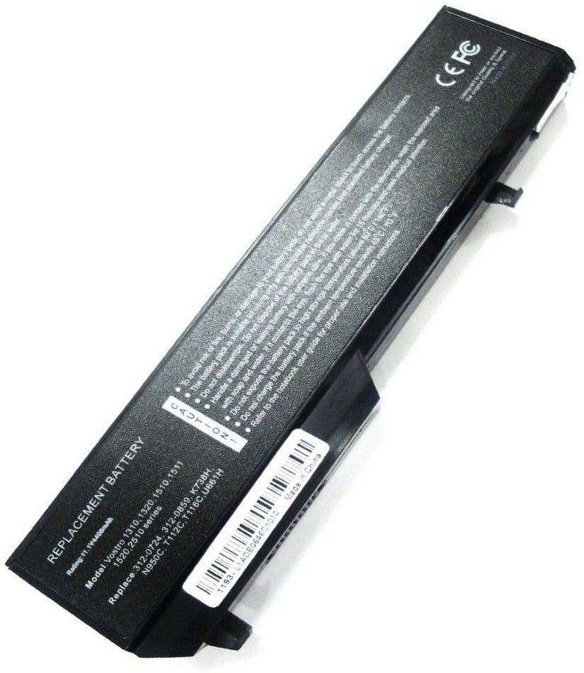Lapguard Dell U661H Compatible Black 6 Cell Laptop Battery