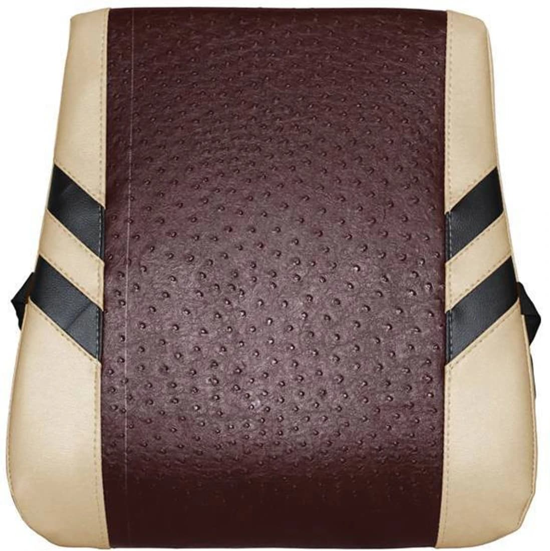 Car vastra 1pcs Car Vastra Brown & Beige Backrest Massager
