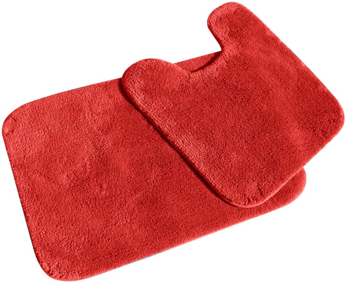 Riva Carpets Cotton Free Bath Mat Classic Shag Bathmat-RI-04