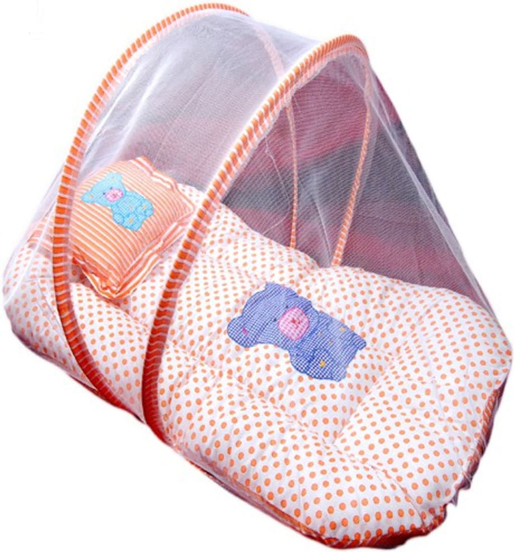 CHINMAY KIDS Printed Cotton Padded Mosquito Net