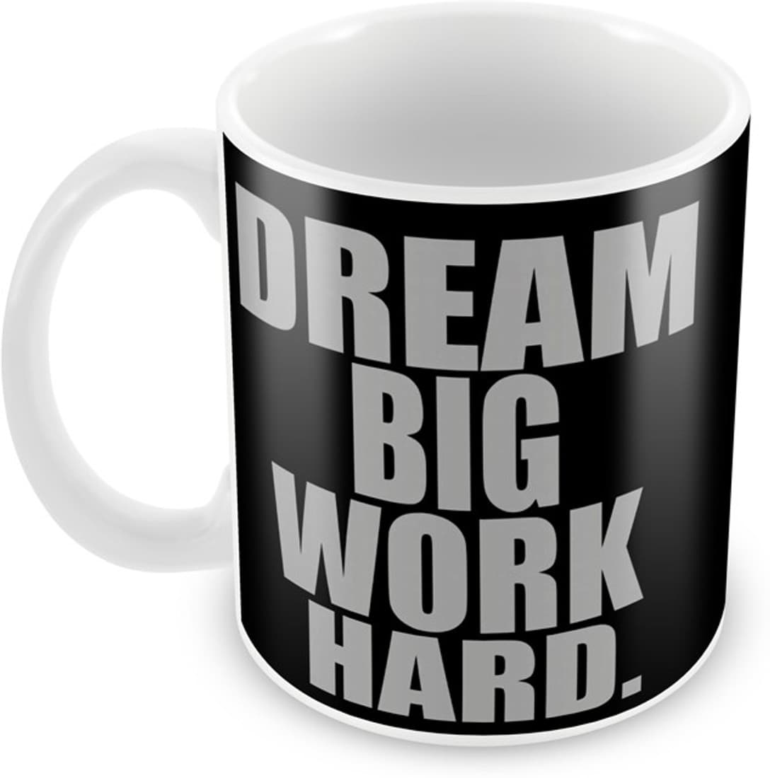 AKUP dream-big-work-hard Ceramic Mug