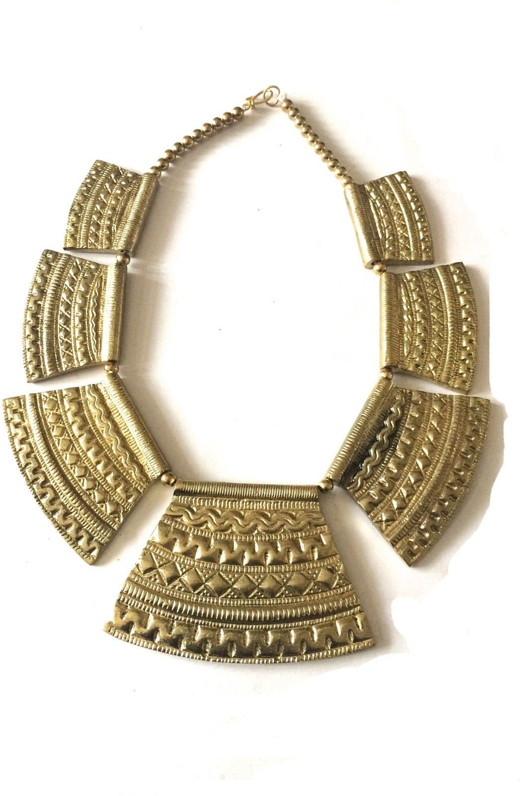 Jewel Paradise Brass Plated Brass Necklace