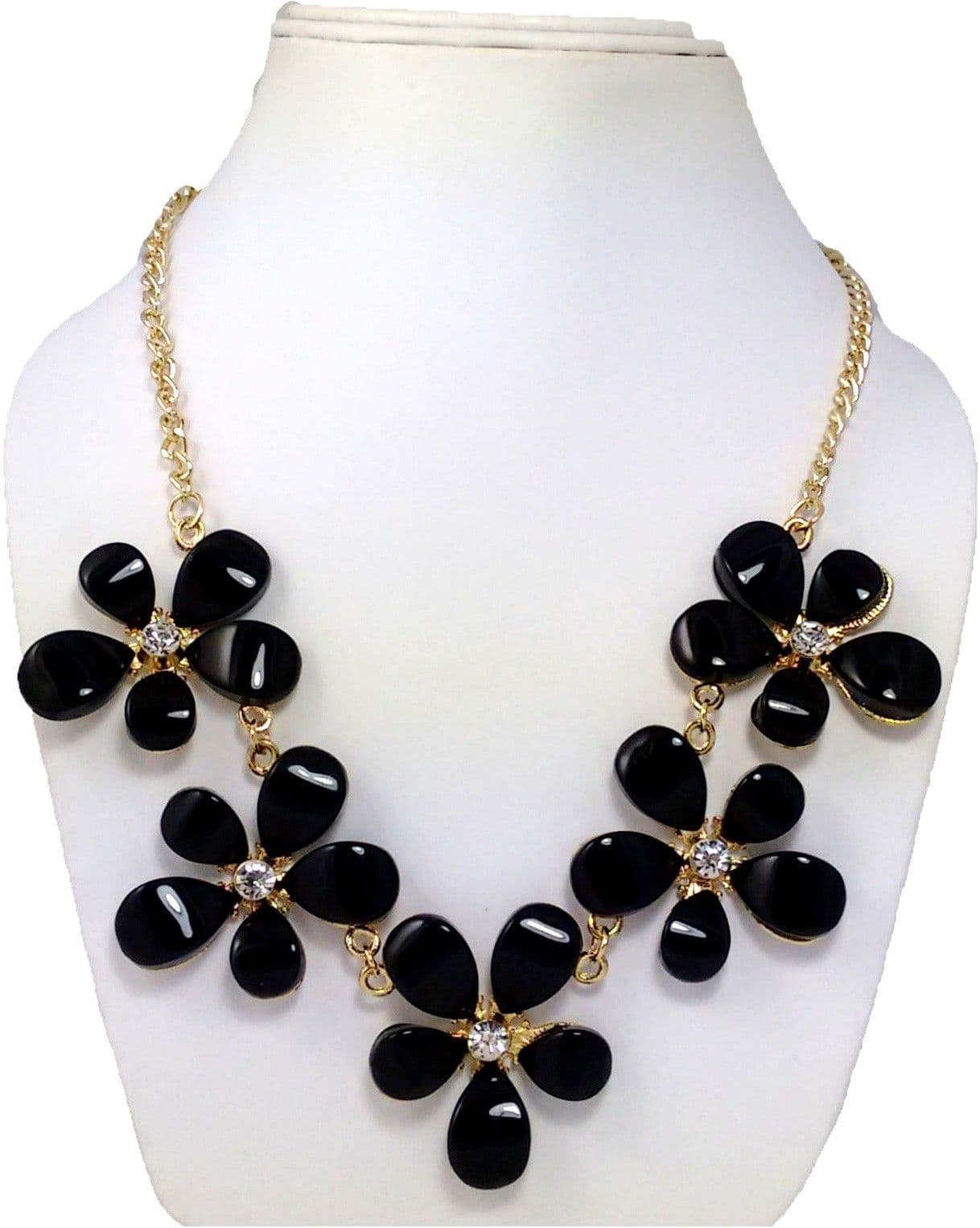 Hotpiper Cubic Zirconia Acrylic Necklace