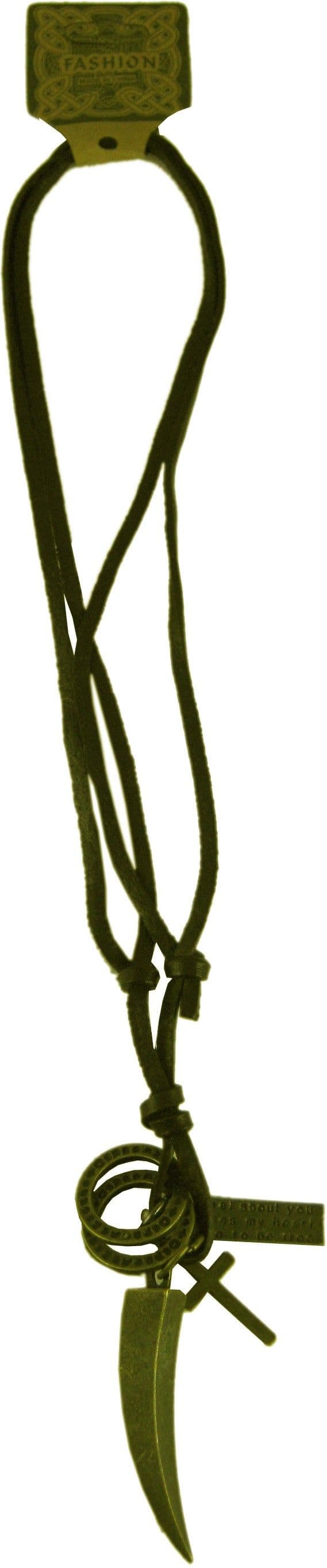 Eshoppee Tiger Tooth Gold Finish Alloy Necklace