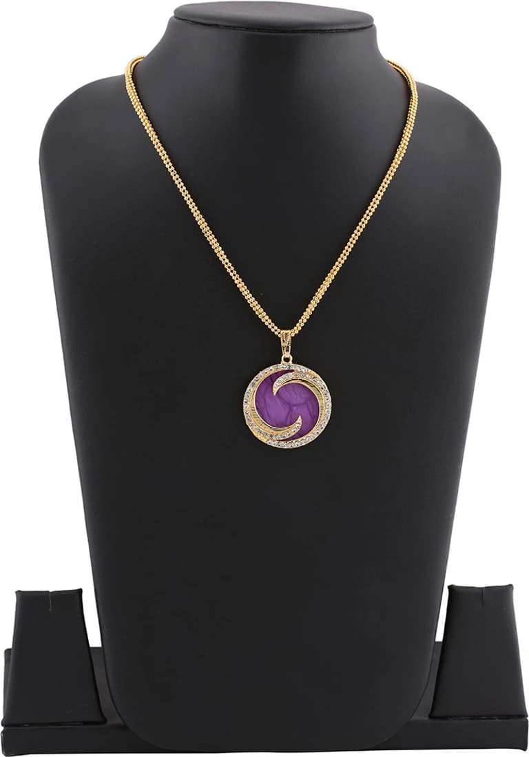 Gene Shoppiee Enamel Plated Alloy Necklace